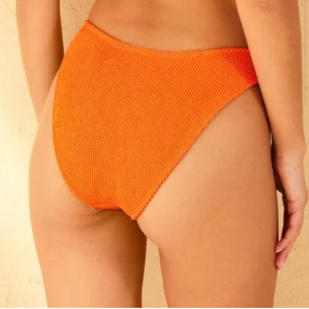 Textured Low Rise Bikini Bottom Small - Picture 2 of 5